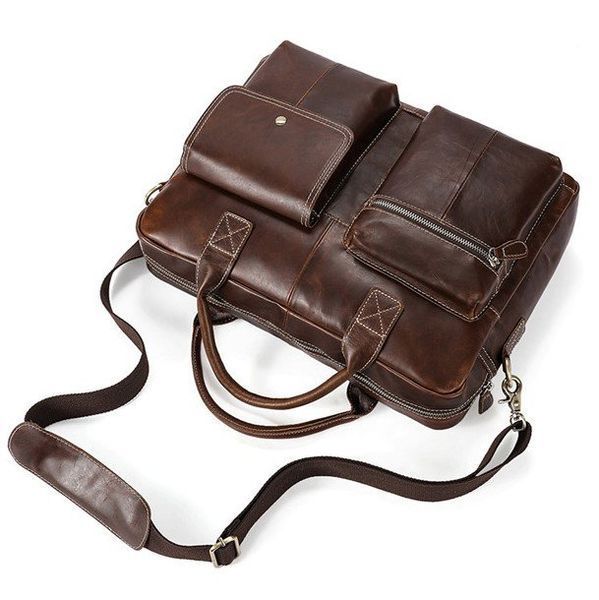 Men's bag Vintage 14661 for laptop Brown 14661 фото