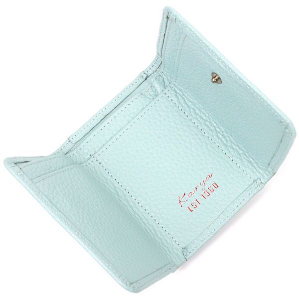 Women's purse with a small coin holder made of genuine leather KARYA 21319 Turquoise 21319 фото