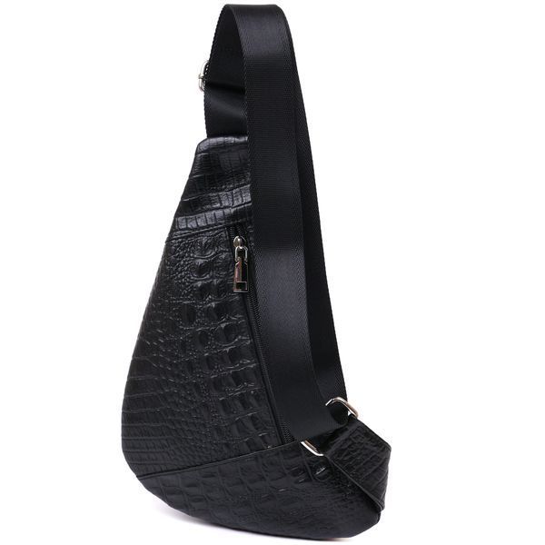Men's genuine leather shoulder bag Vintage 20489 Black 20489 фото