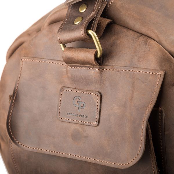 Travel bag Grande Pelle 11045 Brown 20551 фото