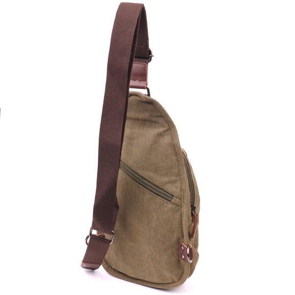 Original men's textile shoulder bag 21254 Vintage Olive 21254 фото