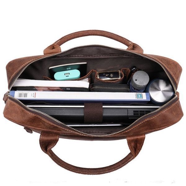 Men's bag Vintage 14661 for laptop Brown 14661 фото