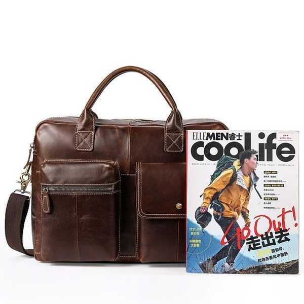 Men's bag Vintage 14661 for laptop Brown 14661 фото