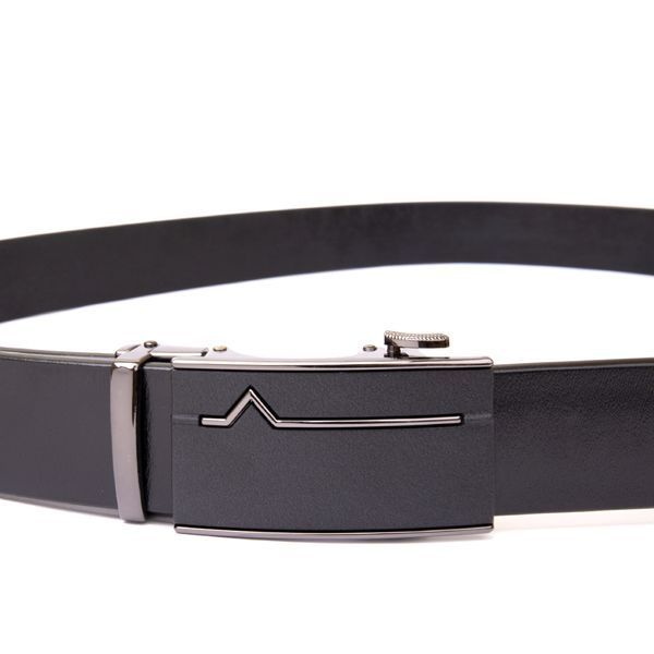 Men's automatic belt Vintage 20384 Black 20384 фото