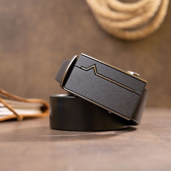 Men's automatic belt Vintage 20384 Black 20384 фото