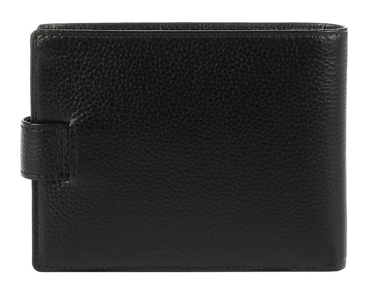 Men's wallet KARYA 17102 leather Black 20801 фото