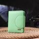 Compact women's wallet made of genuine leather CANPELLINI 21666 Light green 21666 фото 7