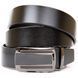 Men's belt with dark buckle automatic Vintage 20295 Black 20295 фото 1