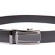 Men's belt with dark buckle automatic Vintage 20295 Black 20295 фото 2
