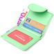 Compact women's wallet made of genuine leather CANPELLINI 21666 Light green 21666 фото 5