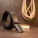 Men's belt with dark buckle automatic Vintage 20295 Black 20295 фото 7