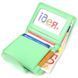 Compact women's wallet made of genuine leather CANPELLINI 21666 Light green 21666 фото 4