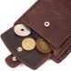 Compact men's wallet in vintage leather KARYA 21372 Brown 21372 фото 8