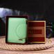 Compact women's wallet made of genuine leather CANPELLINI 21666 Light green 21666 фото 9