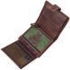 Compact men's wallet in vintage leather KARYA 21372 Brown 21372 фото 5