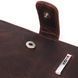 Compact men's wallet in vintage leather KARYA 21372 Brown 21372 фото 3