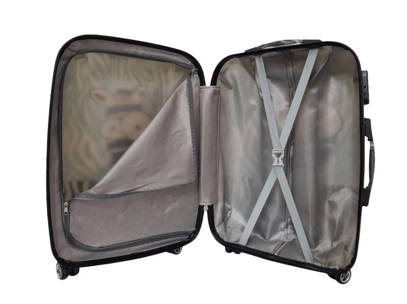 Suitcase Worldline Airtex 809/zebra Large L Blue 809/zebra/56/49 фото