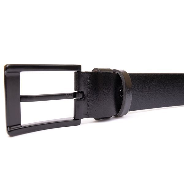 Classic men's belt Vintage 20382 Black 20382 фото