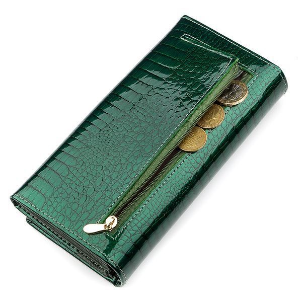 Кошелек женский ST Leather 18393 (S2001A) оригинальный Зеленый 18393 фото
