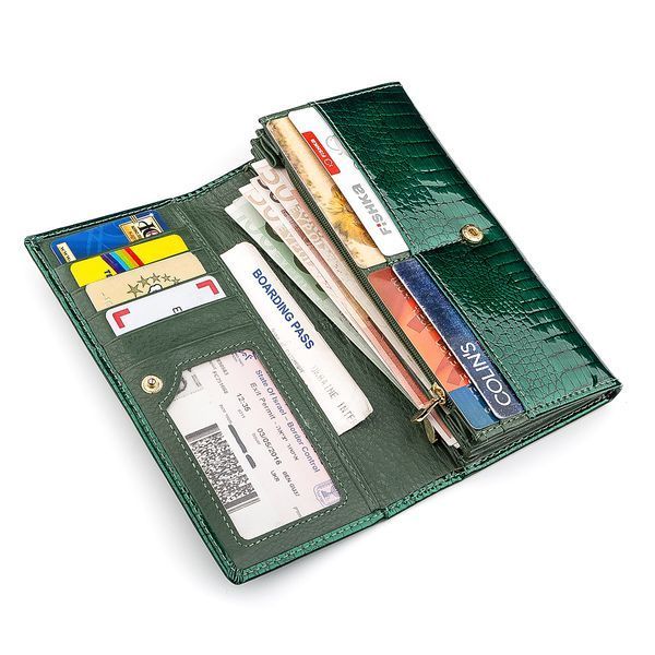 Кошелек женский ST Leather 18393 (S2001A) оригинальный Зеленый 18393 фото