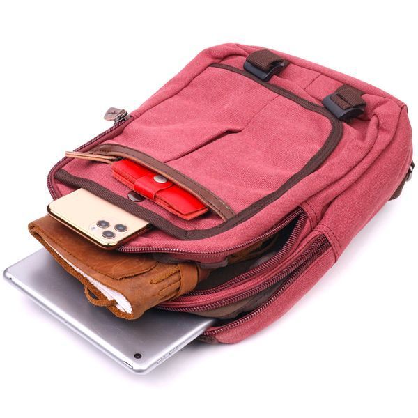 Original textile backpack 21256 Vintage Raspberry 21256 фото
