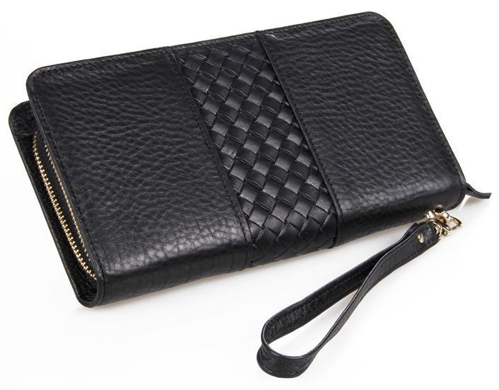 Men's clutch Vintage 14396 leather Black 20254 фото