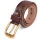 Leather belt Vintage 20132 Dark brown 20132 фото 6