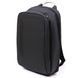 Solid men's textile backpack Vintage 20490 Black 20490 фото 1