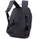Solid men's textile backpack Vintage 20490 Black 20490 фото 2
