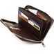 Clutch wallet made of genuine crocodile leather CROCODILE LEATHER 18017 Brown 18017 фото 3