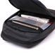 Solid men's textile backpack Vintage 20490 Black 20490 фото 7