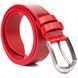 Women's bright genuine leather belt Grande Pelle 21457 Red 21457 фото 2
