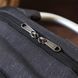 Solid men's textile backpack Vintage 20490 Black 20490 фото 9
