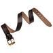 Leather belt Vintage 20132 Dark brown 20132 фото 5