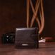 Men's wallet with built-in business card holder, leather TAILIAN 19006 Dark brown 19006 фото 6