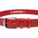 Women's bright genuine leather belt Grande Pelle 21457 Red 21457 фото 4