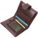 Stylish men's wallet made of genuine full-grain leather KARYA 21373 Brown 21373 фото 4