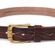 Leather belt Vintage 20132 Dark brown 20132 фото 8