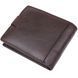 Men's wallet with built-in business card holder, leather TAILIAN 19006 Dark brown 19006 фото 2