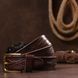 Leather belt Vintage 20132 Dark brown 20132 фото 9