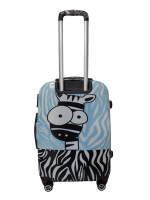 Чемодан Worldline Airtex 809/zebra Маленький S Голубой 809/zebra/56/51 фото