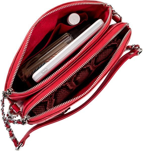 Сумка женская STINGRAY LEATHER 18217 из натуральной кожи морского ската Красная 18217 фото