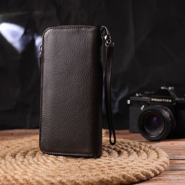 Practical wallet for women made of genuine grain leather CANPELLINI 21617 Brown 21617 фото