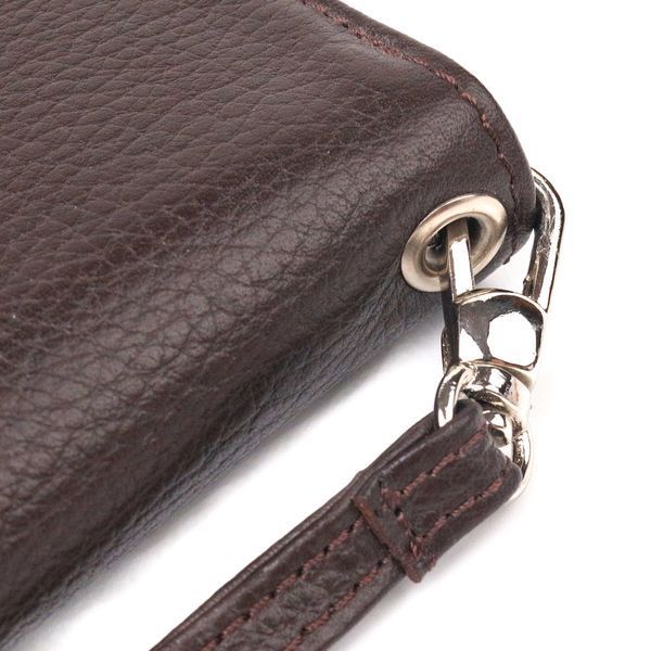 Practical wallet for women made of genuine grain leather CANPELLINI 21617 Brown 21617 фото