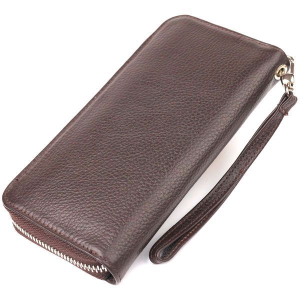 Practical wallet for women made of genuine grain leather CANPELLINI 21617 Brown 21617 фото
