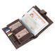 Men's wallet KARYA 17115 leather Brown 17115 фото 3