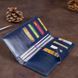 Unisex wallet made of alcor leather with buttons SHVIGEL 16170 Blue 16170 фото 7