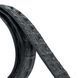 Ремень классика из натуральной кожи крокодила CROCODILE LEATHER 18018 Черный 18018 фото 2