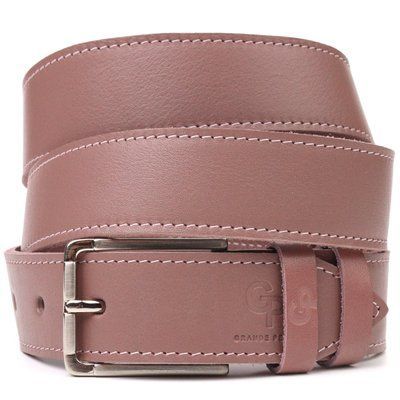 Interesting women's belt made of genuine leather Grande Pelle 21459 Pink 21459 фото