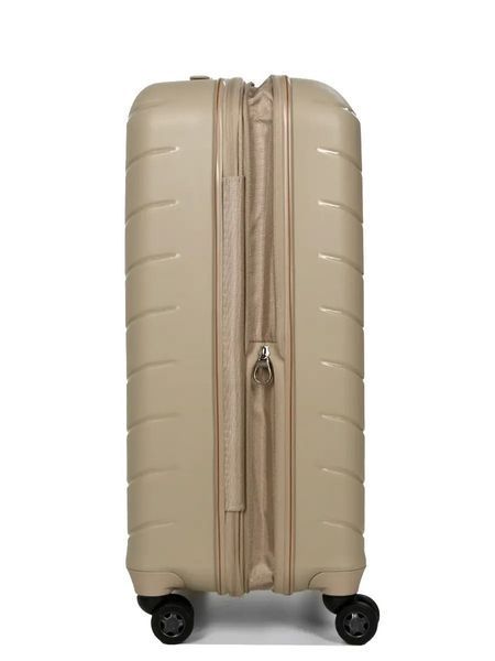 Polypropylene suitcase France medium M champagne | 67x45x26 cm | 69 l | Weight: 3.8 kg | Snowball 61303 61303-M фото